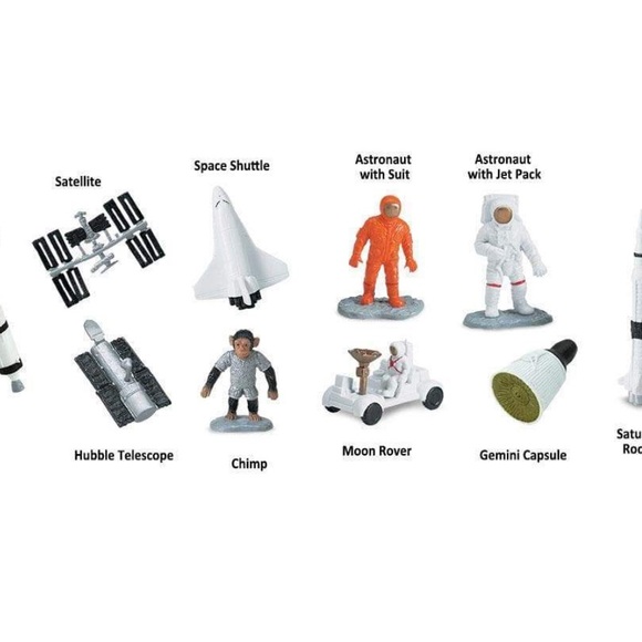 Safari, Ltd Space Toob. 12 pieces - Picture 2 of 9